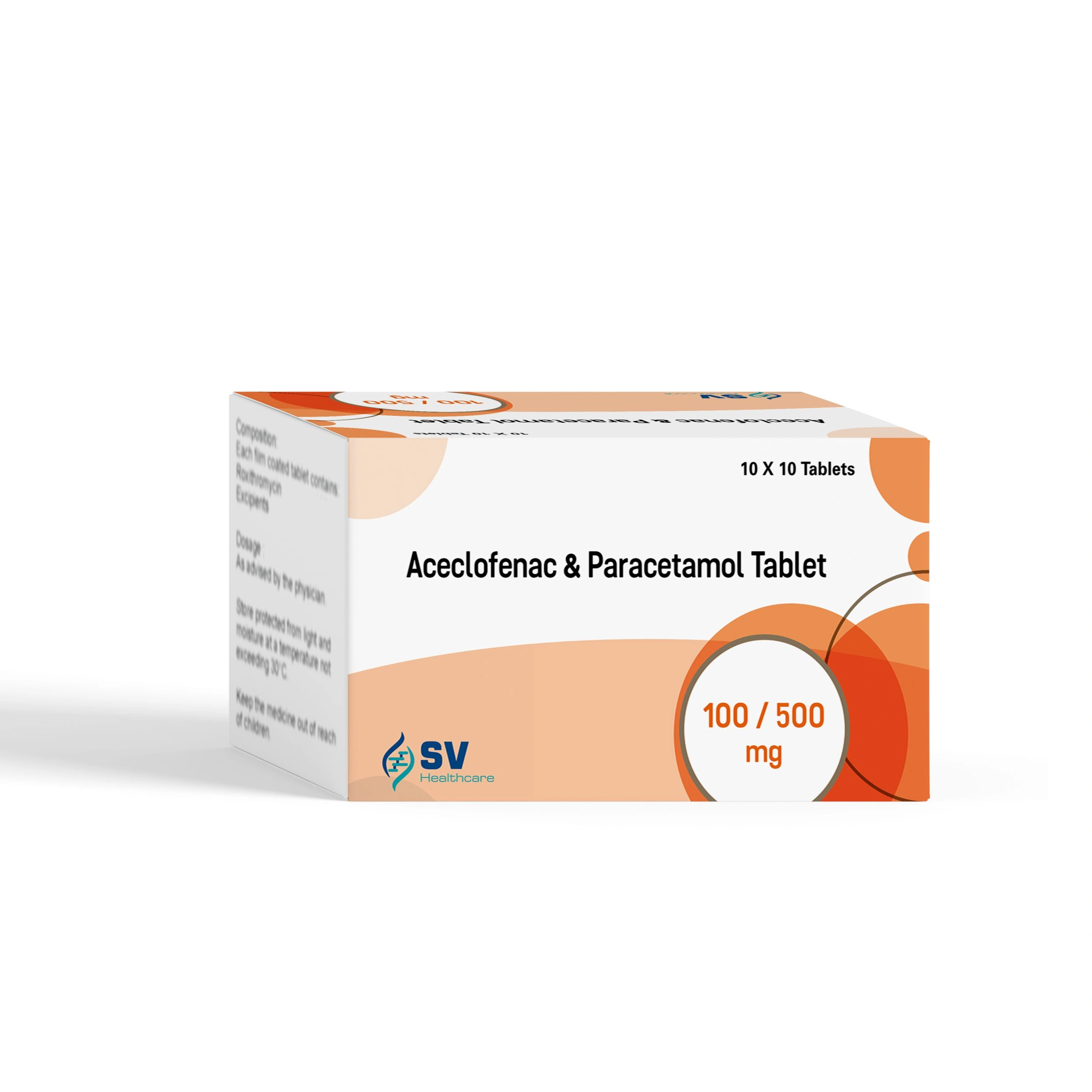 Aceclofenac & Paracetamol Tablet